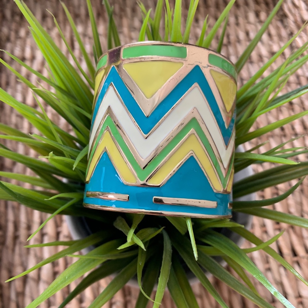 Nordstrom Chevron Statement Bangle Bracelet
